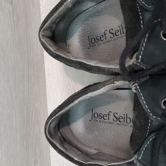 Josef Seibel Mens Ruben13 Plain Toe Leather Flats Sneakers boots shoes sz 14 - Picture 6 of 16